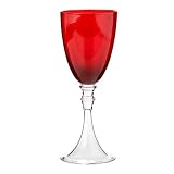 Verdanda Wine Glasses Set of 6 - Ruby