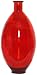 Spanish Large Recycled Ruby Red Glass Vase 23.25