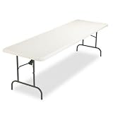 Iceberg 65233 1200 Series 96 by 30 by 29-Inch Indestruc-Tables Too Rectangular Table, Platinum