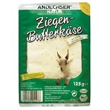 Andechser Natur Bio Ziegen-Butterkäse, geschnitten inkl. Kühlverpackung (125 g)