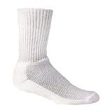 Jox Sox Men's Performance Crew Sock in White