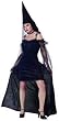 Renaissance or Gothic Princess Costume with Cone Hat - BLACK OR WHITE