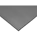 Silicone Sheet, 10A Durometer, Solid, Smooth Finish, No Backing, Gray, Inch