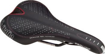 Selle Italia Prolink Light Gel Men's Bicycle Saddle (Vanox Rails, Black)