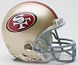 San Francisco 49ers Replica Mini Helmet w/ Z2B Face Mask