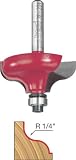 Freud 38-204 1-1/2-Inch Diameter Ogee and Fillet Router Bit with 1/4-Inch Shank