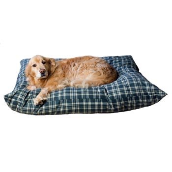 Carolina Pet Company Green Plaid Indoor Outdoor Shebang Dog Bed