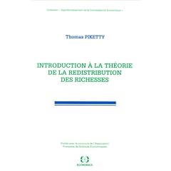 Introduction � la th�orie de la redistribution des richesses