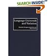 Language Universals and Variation (Perspectives on Cognitive Science) by  Mengistu Amberber and Peter Collins