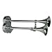 Ongaro Deluxe Ss Dual Trumpet Horn 12V