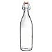 1 Liter Round Italian Swing Top Glass Bottle