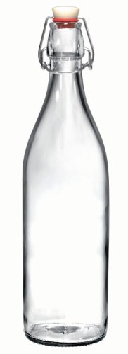 Bormioli Rocco Giara Clear Glass Swing Top Bottle