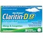 Claritin-D 12 Hour Allergy & Congestion Non-Drowsy, Extended Release Tablets 30 ea