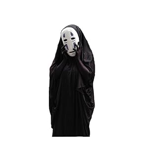 Top Home New Cute Spirited Aaway No-Face Ccosplay Costume