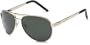 Identity P2211-3 Polarized Aviator Sunglasses,Shiny Gold/Green- G15,one size