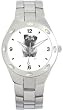 PUG DOG (MS) - WATCHBUDDY&reg; DELUXE STAINLESS STEEL WATCH - Small Size (Standard Women's Size)