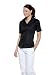 Bargear Womens Bar Shirt Turn Back Cuff Shortsleeve, Black, 46