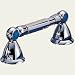 Delta 74050 Traditional Tissue Holder, Chrome