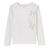 CI Girls' L/S Foil Bows Tee White
