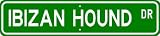 Ibizan Hound STREET SIGN ~ High Quality Aluminum ~ Dog Lover