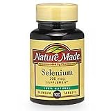 Nature Made Selenium Supplement Tablets, 200 mcg, 100-Count Bottles (Pack of 3)
