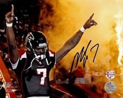 Michael Vick Autographed/Hand Signed Atlanta Falcons 8x10 Photo #6