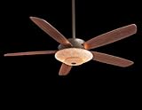 Ceiling Fan with Five Blades and Light Kit