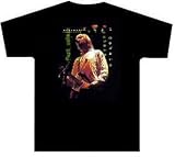 KURT COBAIN - Yellow Photo - Black T-shirt