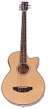 Agile HEA-30B-5 5-String Acoustic-Electric Guitar, Natural Finish