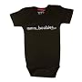 Babygags Mmm Boobies Bodysuit in Black 6-12 Months