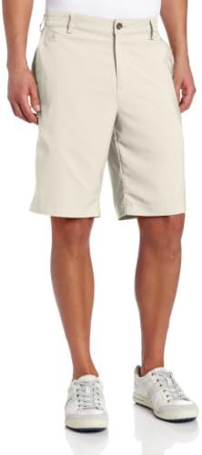adidas Golf Climalite 3-Stripes Tech Short, Ecru, 33-Inch