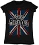Sex Pistols - Satellite Juniors Babydoll T-Shirt, MEDIUM