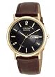 Men's Eco-Drive Strap Black Dial
