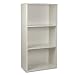 Way Basics Rectangle Plus Eco-Friendly Modern 3-Shelf Storage Unit, White