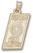 Portland Trail Blazers Logo 5/8". Charm/Pendant