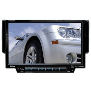 Boss BV8962 Car DVD Player - 320 W RMS - iPod/iPhone Compatible - In-dash - Single DIN. BOSS INDASH DVD/MP3/CD/MP3 RCVR 7IN TOUCHSCREEN PANEL BT ENABLED AMREC. AM, FM - Auxiliary Input