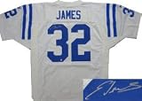 Edgerrin James Signed Indianapolis Colts White Puma Jersey
