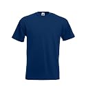 T-Shirt Super Premium von Fruit of the Loom Navy XL