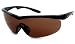 NYX Golf Sunglasses - Carbon / Frame: Crystal Black Lens: Deflector, Neutralizer, Luminator (3 Lens Set)