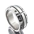 Centurion Polished Finish Titanium Ring