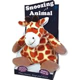 Toys : Soft feel snoozing snoring giraffe - moves and snores complete with batteries