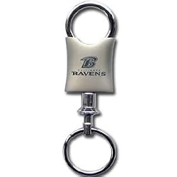 Baltimore Ravens Laser Etched Valet Keychain