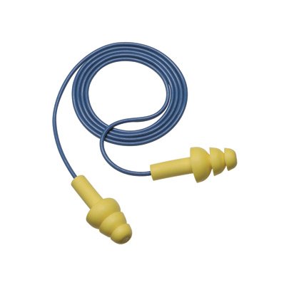 Aearo 340-4004 3M Ultrafit Flanged Ear Plugs with Cord Box/100 On Sale