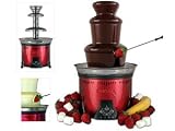  : Sephra CF18RED Deep Metallic Cherry Red Home Chocolate Fondue Fountain