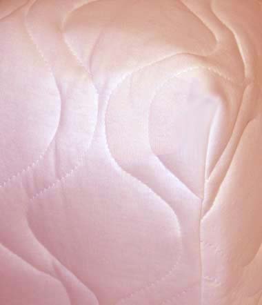 Picture of Sheetworld Quilted Fitted PACK n PLAY Sheet - Pink (Graco) - Made In USA PP2739-QLTD-PK (Playard Bedding)