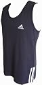 Mens Adidas 100% Cotton Navy sleeveless Vest top