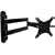 OmniMount 75/100CL-B Articulating Wall Mount for 13" to 24" Displays (Black)