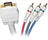 253506IV VGA to 3 Connector (RCA) Component Video DB HD15 to 3RCA