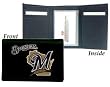 Milwaukee Brewers Embroidered Leather Tri-Fold Wallet - Baseball Sports Merchandise