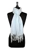 Biagio 100% Wool Pashmina Scarf BABY BLUE Color Women's Shawl Wrap